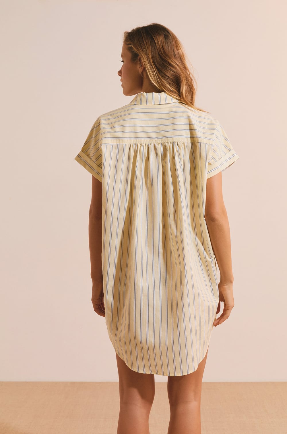 Camis&oacute;n de algod&oacute;n a rayas;${refinementColor}