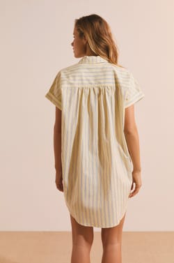 Camis&oacute;n de algod&oacute;n a rayas;${refinementColor}