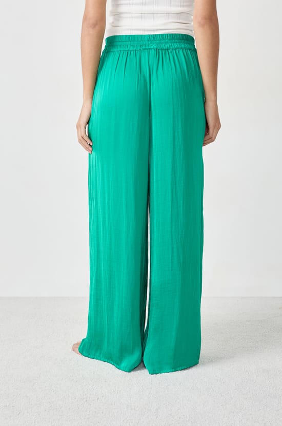 Wide-leg satin trousers;${refinementColor}