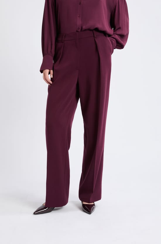 Wide Straight Trousers;${refinementColor}