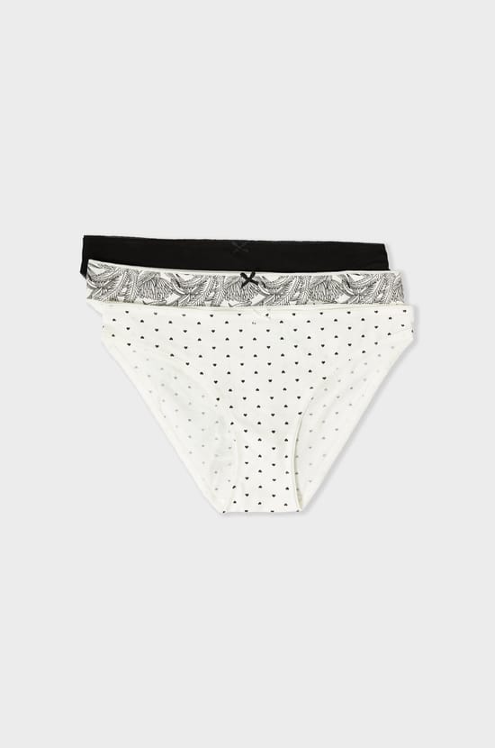 Pack of 3 Cotton Briefs;${refinementColor}