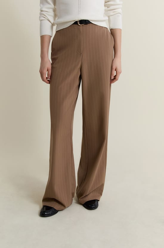 Pantalon &agrave; rayures;${refinementColor}