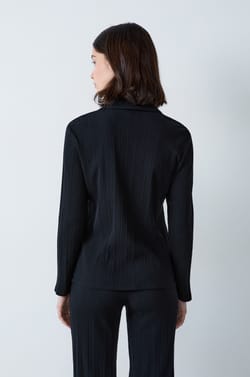 Ribbed Richelieu Pyjama Shirt;${refinementColor}