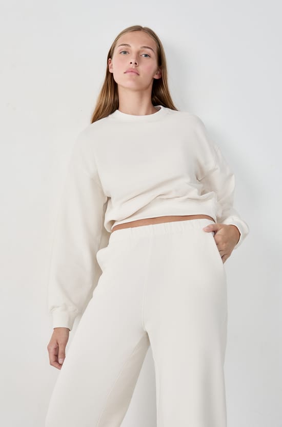 Long-sleeved cotton sweatshirt;${refinementColor}