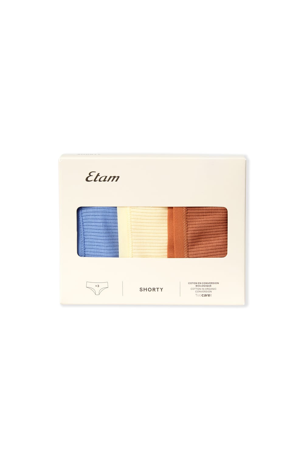 Lot de 3 shortys en coton;${refinementColor}