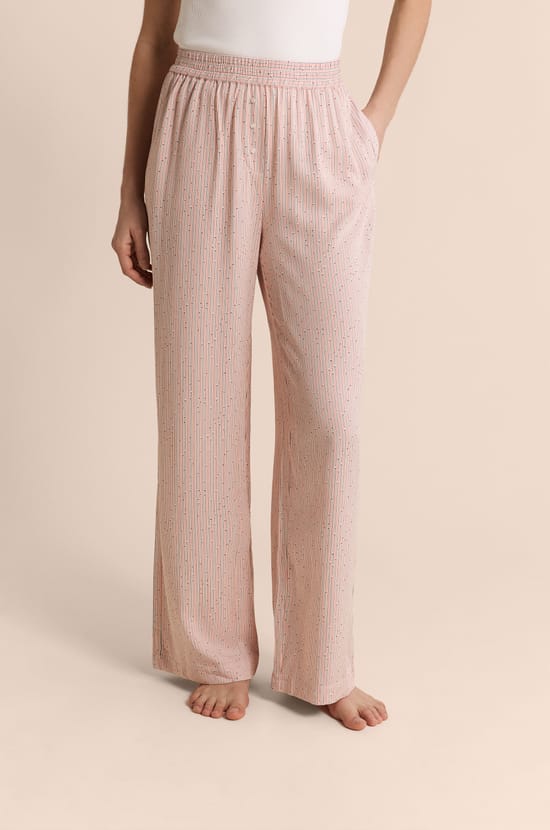 Pyjama Trousers with Motifs;${refinementColor}