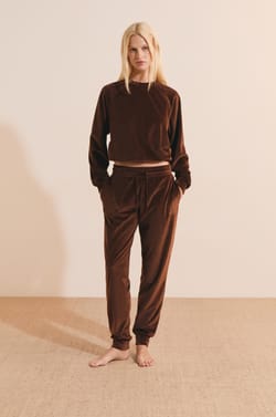 Sweatshirt de pyjama c&ocirc;tel&eacute;;${refinementColor}