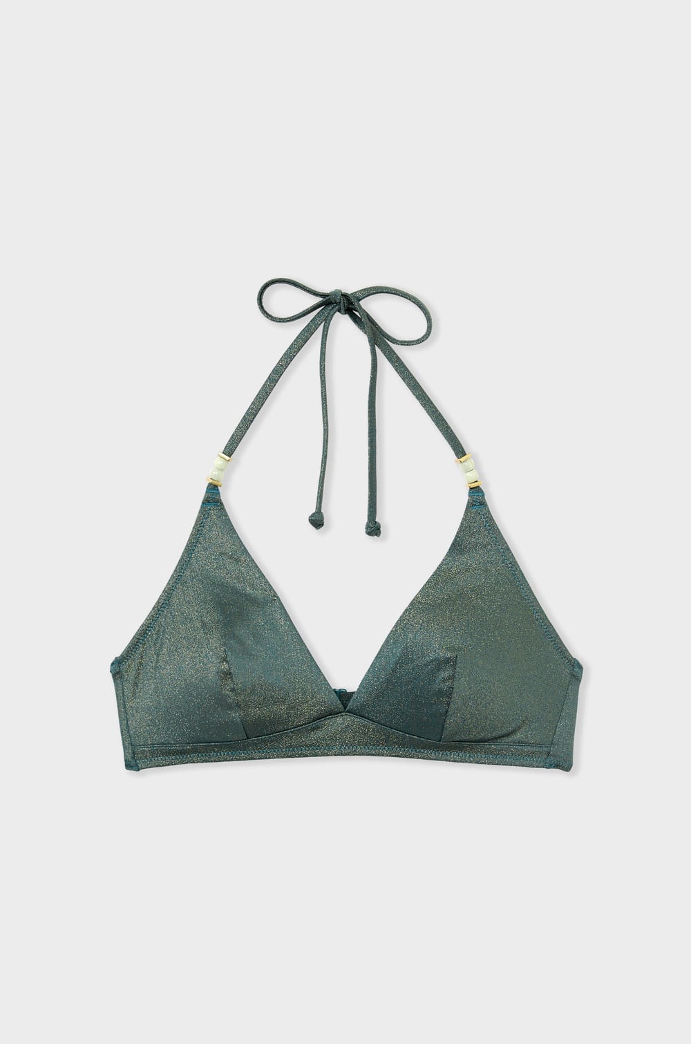 Top bikini triangular detalles perlas ;${refinementColor}