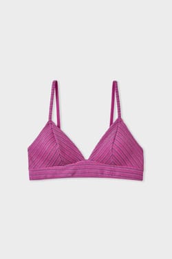 Triangle haut de maillot brillant;${refinementColor}