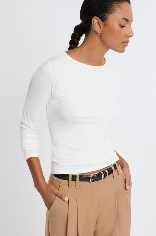 T-shirt &agrave; manches longues;${refinementColor}