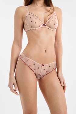 Tanga de tul estampado con motivos bordados de c&oacute;cteles;${refinementColor}