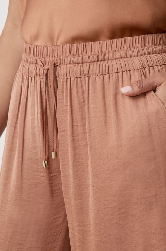 Wide-leg satin trousers;${refinementColor}