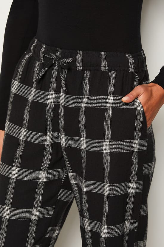 Pantalon de pyjama à carreaux;${refinementColor}