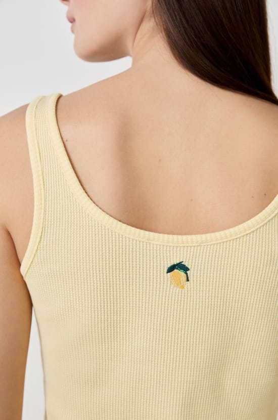 Camiseta de tirantes de algodón;${refinementColor}