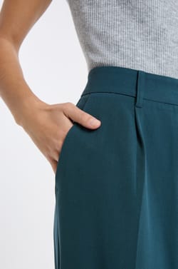 Wide-Cut Tailored Trousers;${refinementColor}