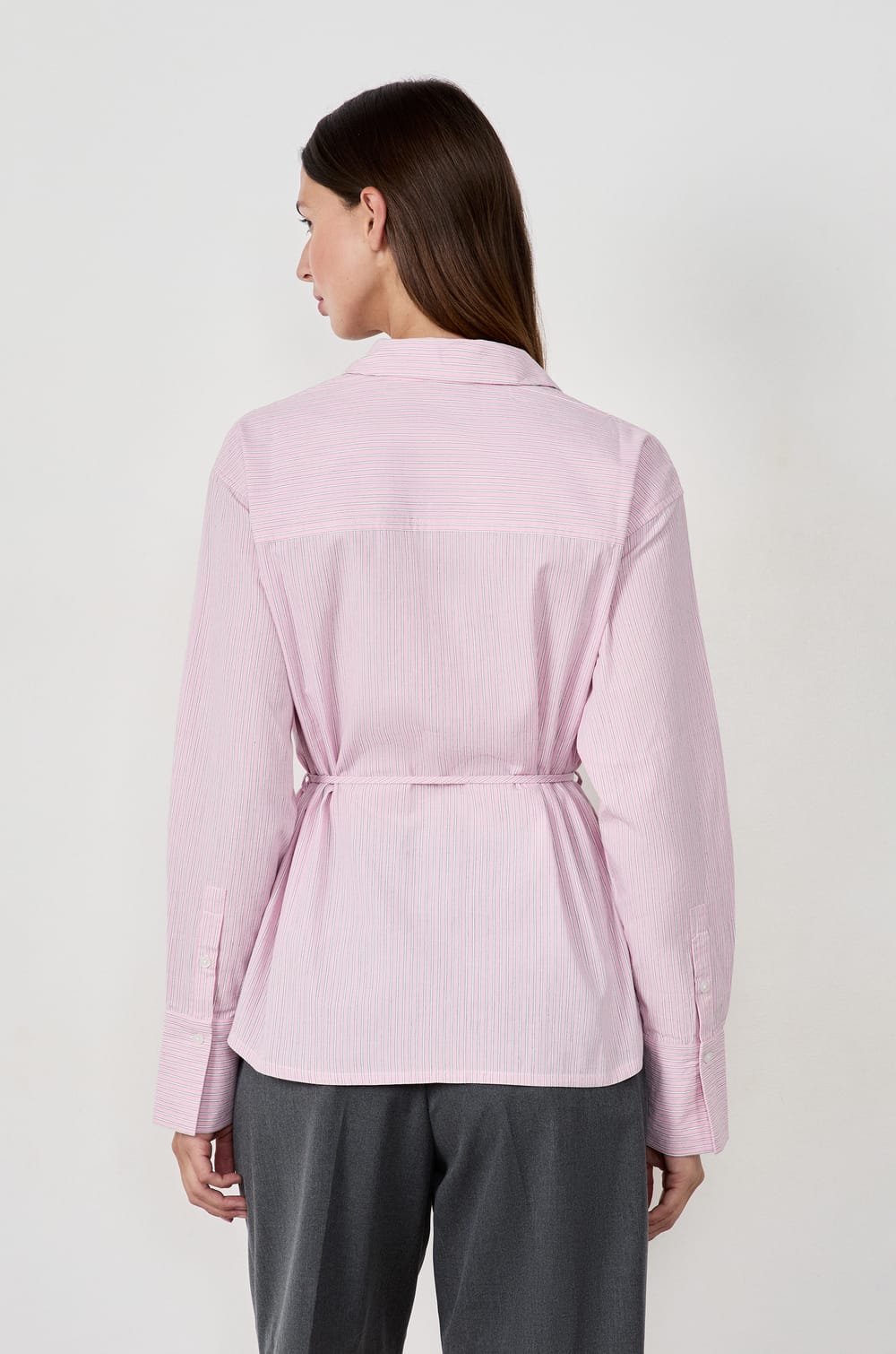 Long-sleeved poplin shirt;${refinementColor}
