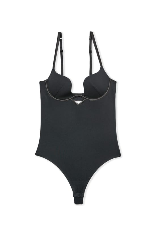 Body en microfibre forme balconnet;${refinementColor}