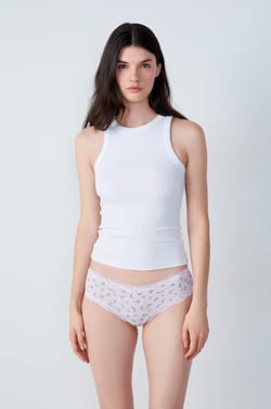 Hipster imprim&eacute; en pointelle;${refinementColor}