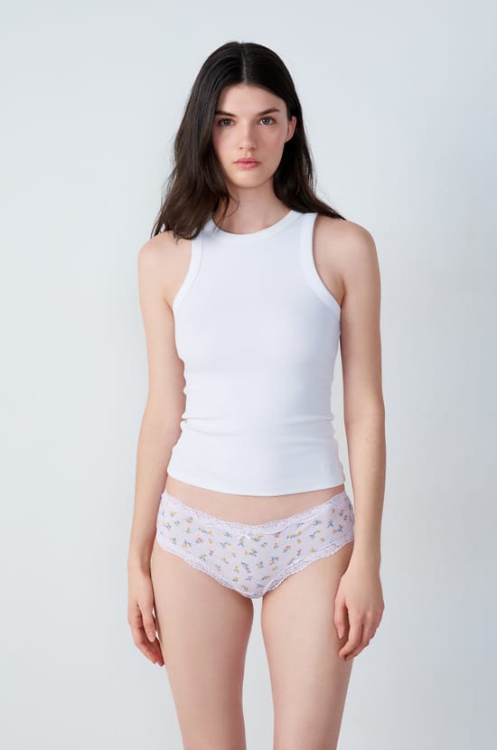 Hipster imprim&eacute; en pointelle;${refinementColor}