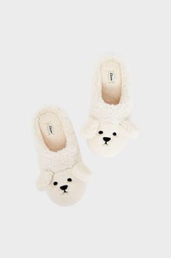 Faux Fur Mules;${refinementColor}