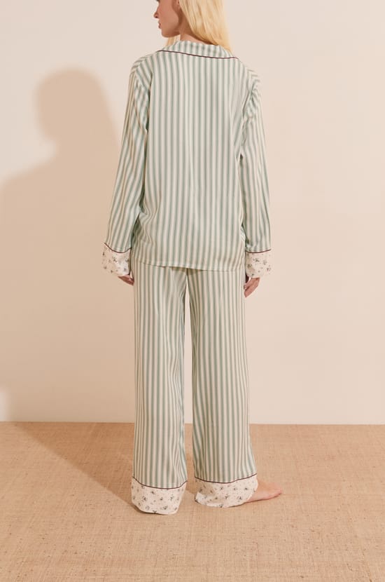 Pantalon de pyjama &agrave; rayures;${refinementColor}