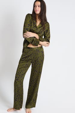 Pantalon de pyjama à imprimés;${refinementColor}