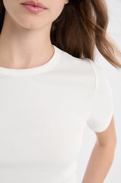 T-shirt manches courtes avec coton;${refinementColor}