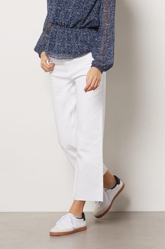 Wide-leg 7/8 Jeans;${refinementColor}