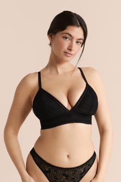 Bra N.8 - The Wireless Triangle in Lace;${refinementColor}