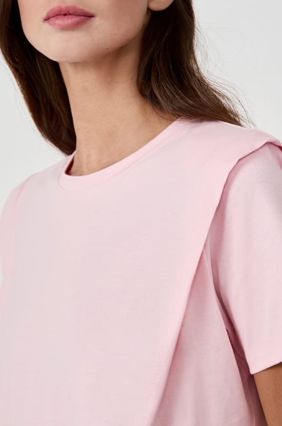Short-sleeved cotton T-shirt;${refinementColor}