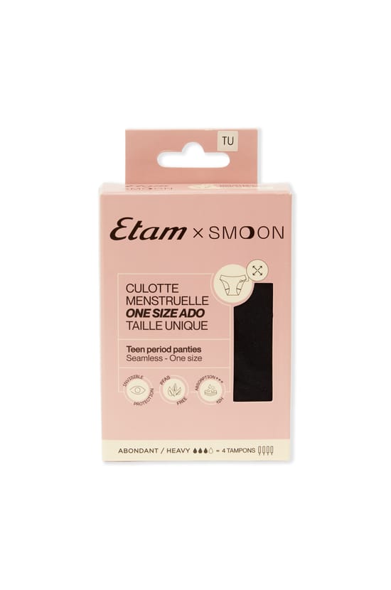 Menstruačn&iacute; kalhotky pro n&aacute;ctilety &ndash; Siln&eacute; krv&aacute;cen&iacute; &ndash; Etam x Smoon;${refinementColor}