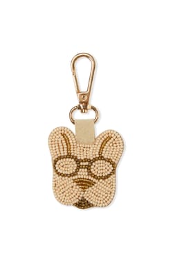Porte-cl&eacute;s avec perles chien;${refinementColor}