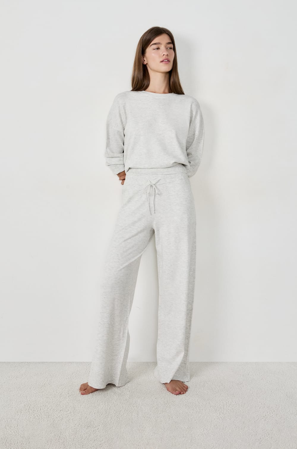 Pantalon de pyjama large;${refinementColor}