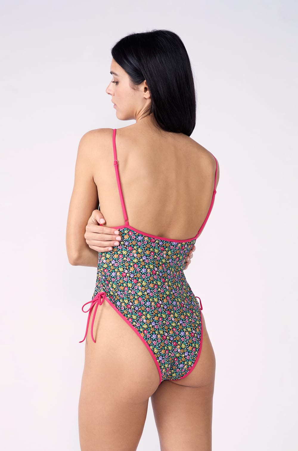 Floral One-Piece Swimsuit;${refinementColor}