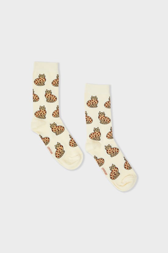 Chaussettes à motifs chats Coucou Suzette;${refinementColor}