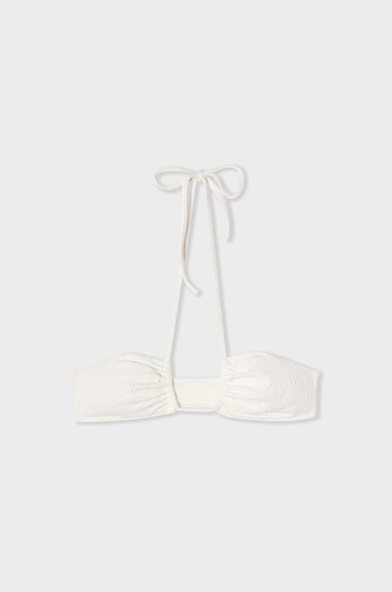 Haut de maillot de bain bandeau textur&eacute;;${refinementColor}