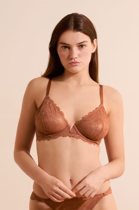 Lace Balconette Bra;${refinementColor}