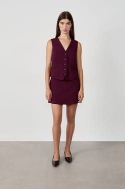 Gilet sans manches à boutons;${refinementColor}