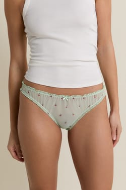 Culotte bloomer en tulle imprim&eacute;e;${refinementColor}