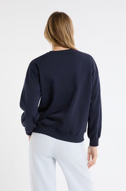Sweatshirt aus Baumwolle mit Ski-Landschaftsmotiv;${refinementColor}