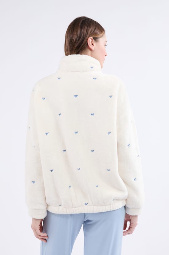 Veste à manches longues en polaire;${refinementColor}