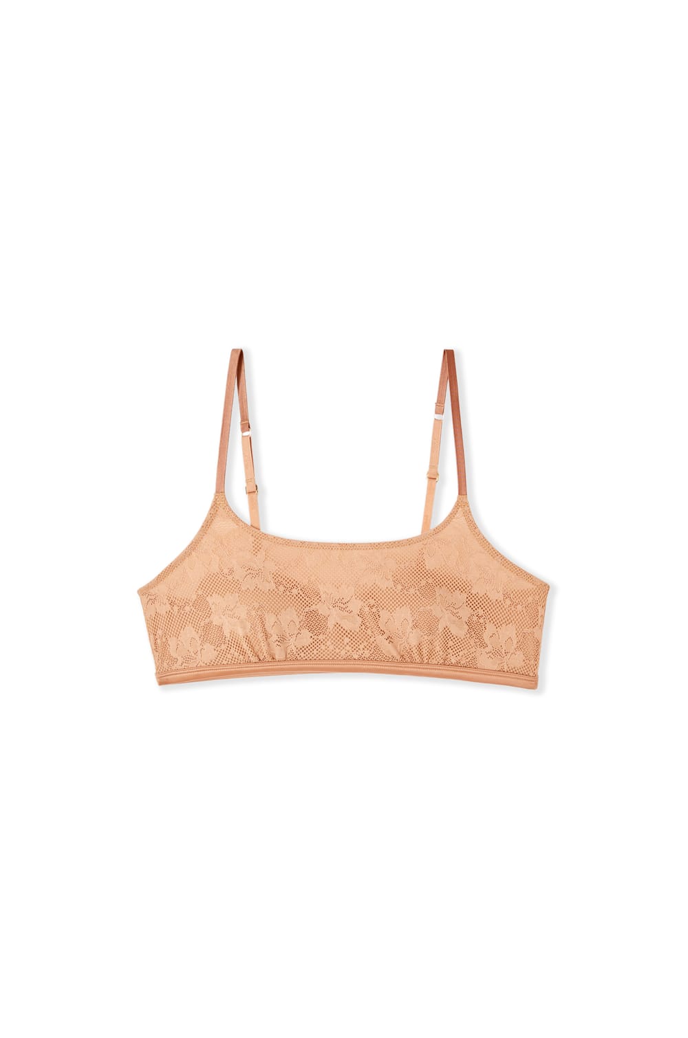 Sujetador tipo bralette de encaje;${refinementColor}