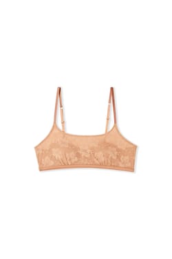Sujetador tipo bralette de encaje;${refinementColor}