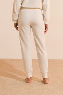 Pantalon de pyjama en velours c&ocirc;tel&eacute;;${refinementColor}