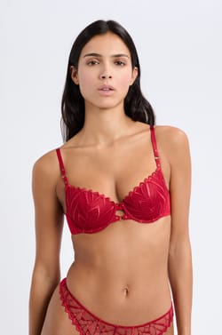 Soutien-gorge N.4 - Le coques fines en broderie;${refinementColor}