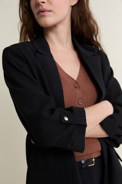 Veste de blazer;${refinementColor}