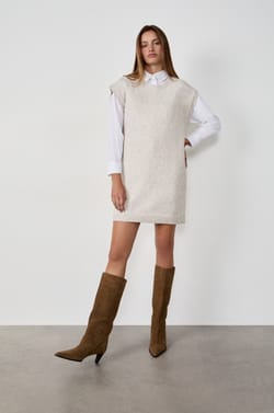 Knitted Sweater Dress;${refinementColor}