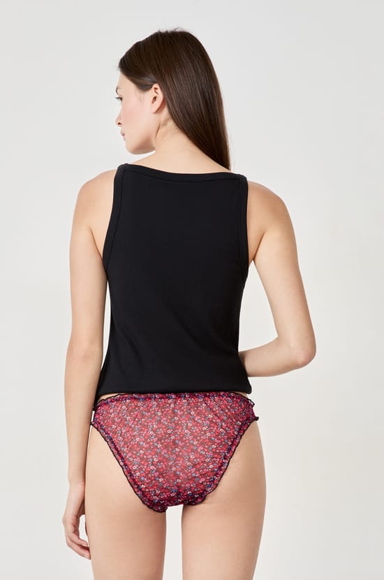 Printed bloomer briefs;${refinementColor}
