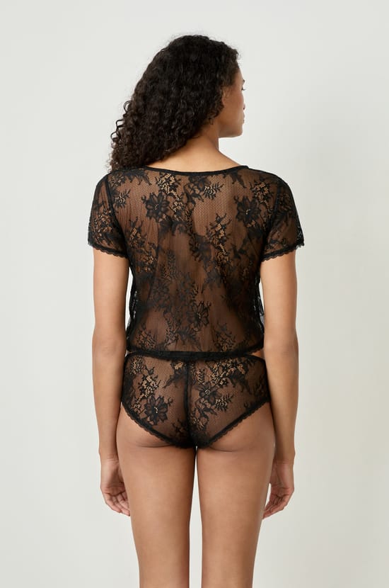 Embroidered Boyshort;${refinementColor}