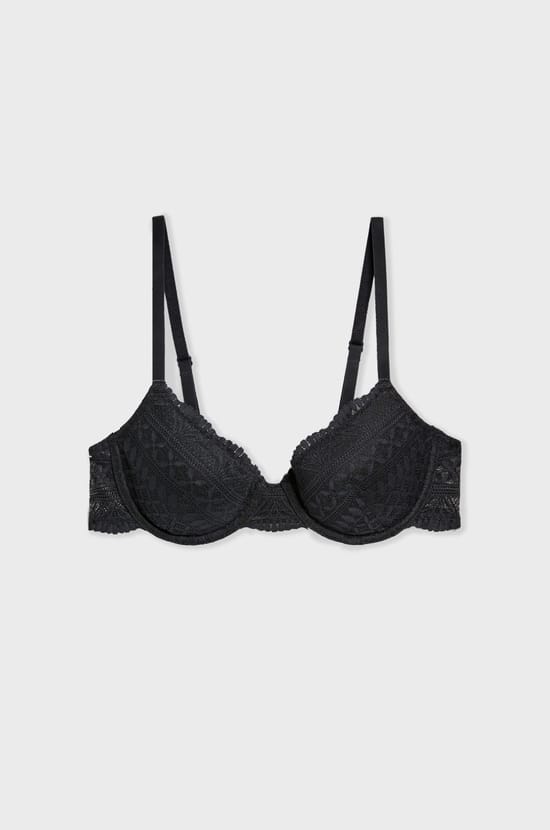 Bra No. 4 - Lightly Lined Demi Bra;${refinementColor}